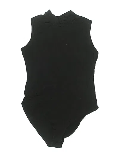 Pre-owned Unbranded Bodysuit In Black