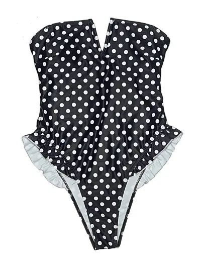Pre-owned Unbranded Bodysuit In Black