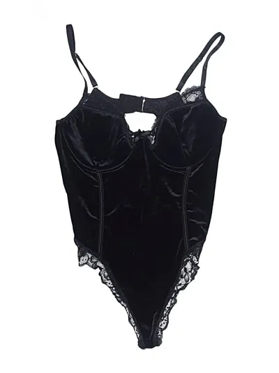 Pre-owned Unbranded Bodysuit In Black
