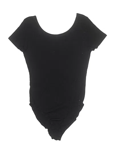 Pre-owned Unbranded Bodysuit In Black