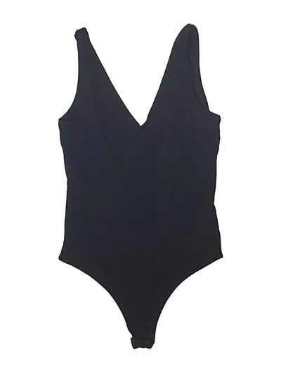 Pre-owned Unbranded Bodysuit In Black