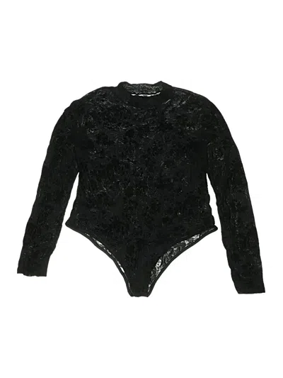 Pre-owned Unbranded Bodysuit In Black