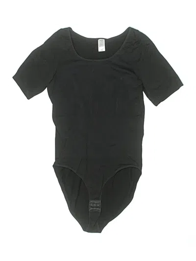 Pre-owned Unbranded Bodysuit In Black