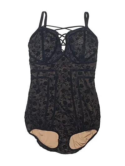 Pre-owned Unbranded Bodysuit In Black