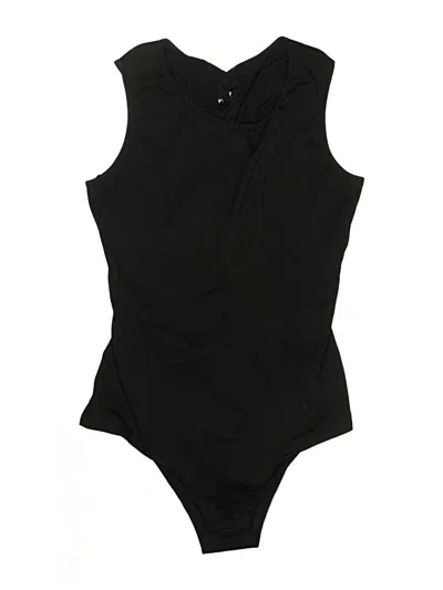 Pre-owned Unbranded Bodysuit In Black