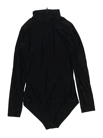 Pre-owned Unbranded Bodysuit In Black