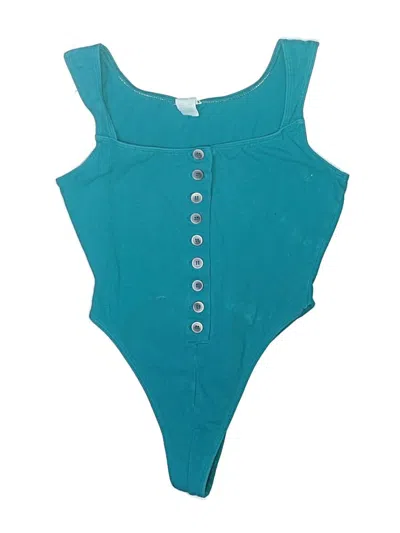 Pre-owned Unbranded Bodysuit In Blue