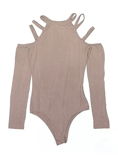 Pre-owned Unbranded Bodysuit In Brown