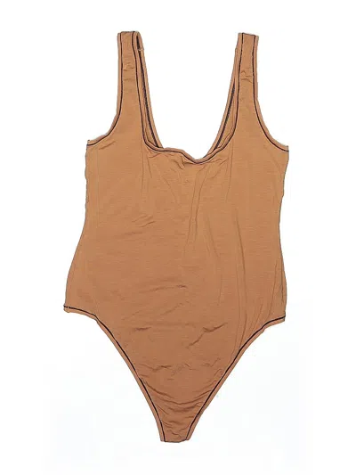 Pre-owned Unbranded Bodysuit In Brown