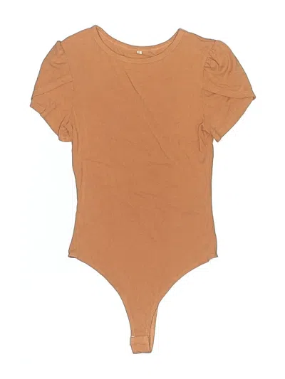 Pre-owned Unbranded Bodysuit In Brown