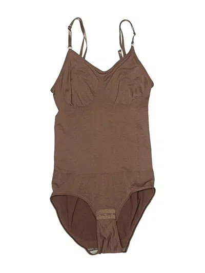 Pre-owned Unbranded Bodysuit In Brown