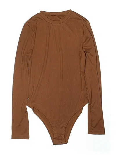 Pre-owned Unbranded Bodysuit In Brown