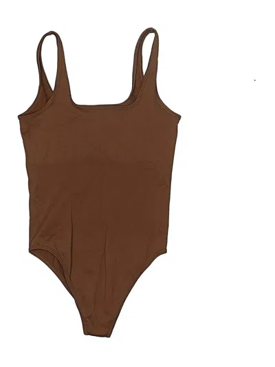 Pre-owned Unbranded Bodysuit In Brown