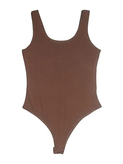 Pre-owned Unbranded Bodysuit In Brown