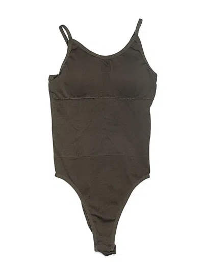 Pre-owned Unbranded Bodysuit In Brown