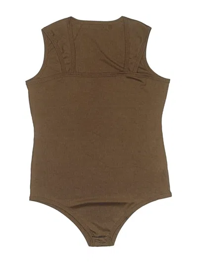 Pre-owned Unbranded Bodysuit In Brown