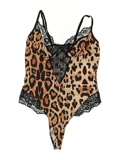 Pre-owned Unbranded Bodysuit In Brown
