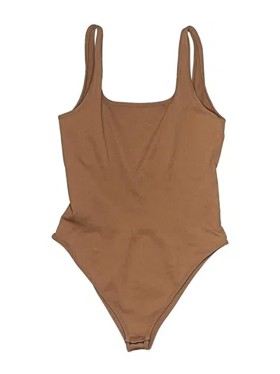 Pre-owned Unbranded Bodysuit In Brown