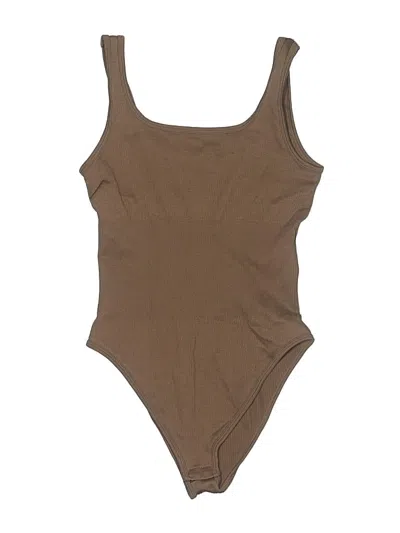 Pre-owned Unbranded Bodysuit In Brown