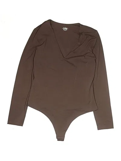 Pre-owned Unbranded Bodysuit In Brown