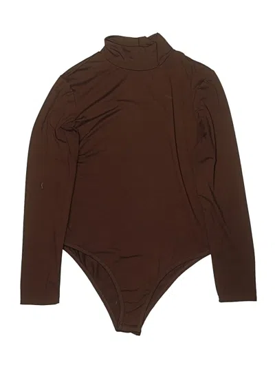 Pre-owned Unbranded Bodysuit In Brown