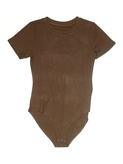 Pre-owned Unbranded Bodysuit In Brown