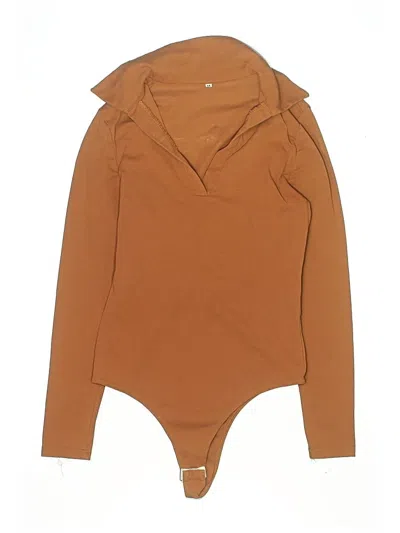 Pre-owned Unbranded Bodysuit In Brown