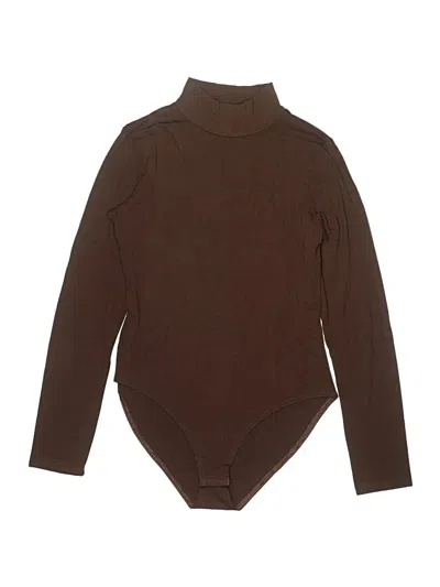 Pre-owned Unbranded Bodysuit In Brown