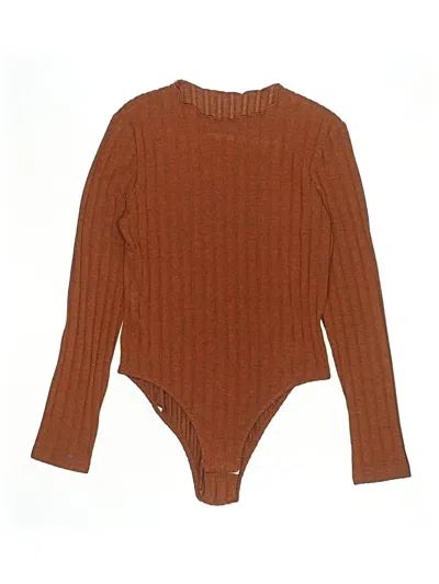 Pre-owned Unbranded Bodysuit In Brown