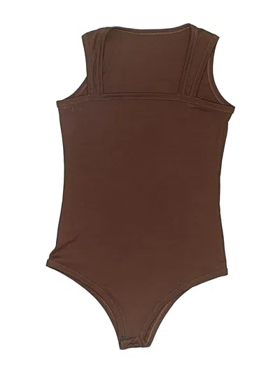 Pre-owned Unbranded Bodysuit In Brown