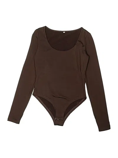 Pre-owned Unbranded Bodysuit In Brown