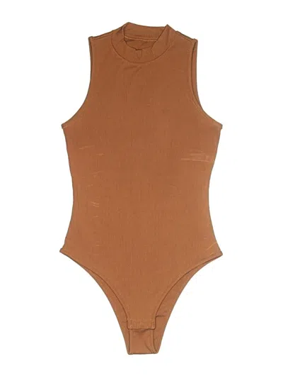 Pre-owned Unbranded Bodysuit In Brown