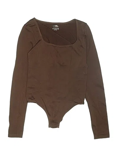 Pre-owned Unbranded Bodysuit In Brown