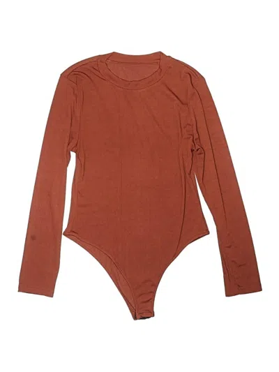 Pre-owned Unbranded Bodysuit In Brown
