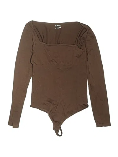 Pre-owned Unbranded Bodysuit In Brown