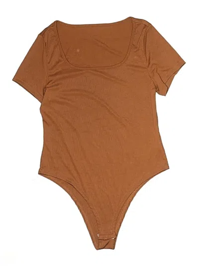 Pre-owned Unbranded Bodysuit In Brown