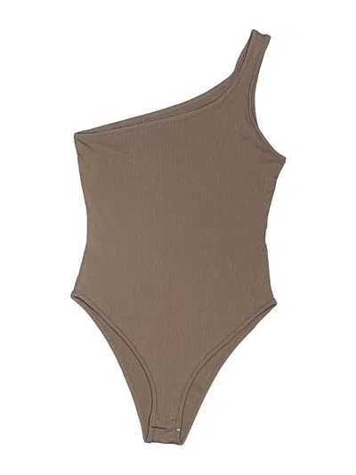 Pre-owned Unbranded Bodysuit In Brown