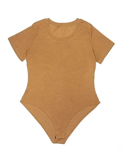 Pre-owned Unbranded Bodysuit In Brown