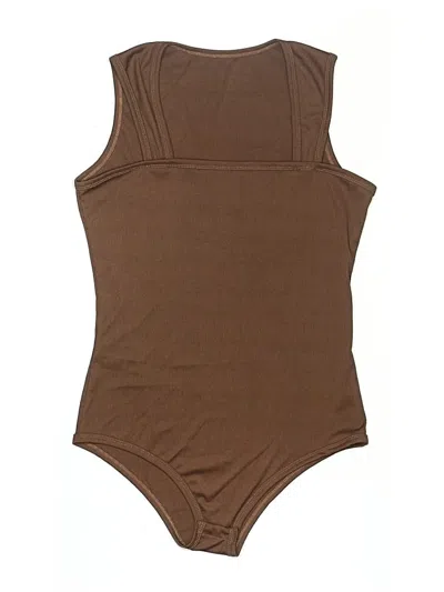 Pre-owned Unbranded Bodysuit In Brown