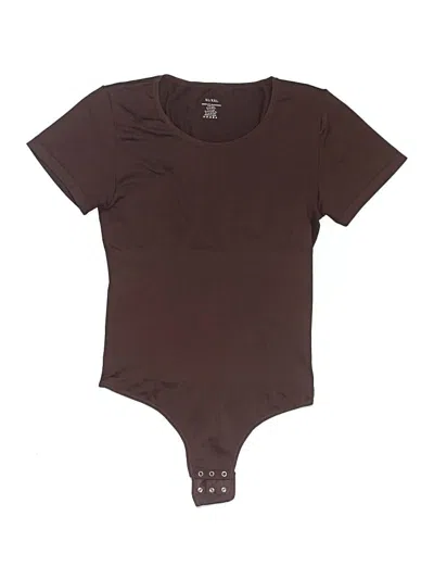 Pre-owned Unbranded Bodysuit In Brown