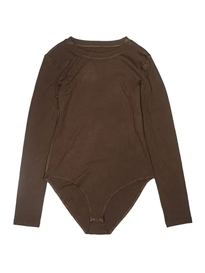 Pre-owned Unbranded Bodysuit In Brown
