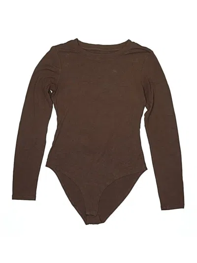 Pre-owned Unbranded Bodysuit In Brown