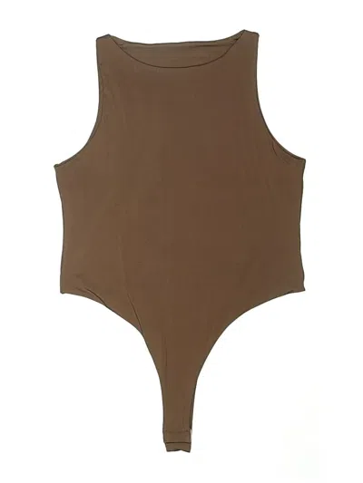 Pre-owned Unbranded Bodysuit In Brown
