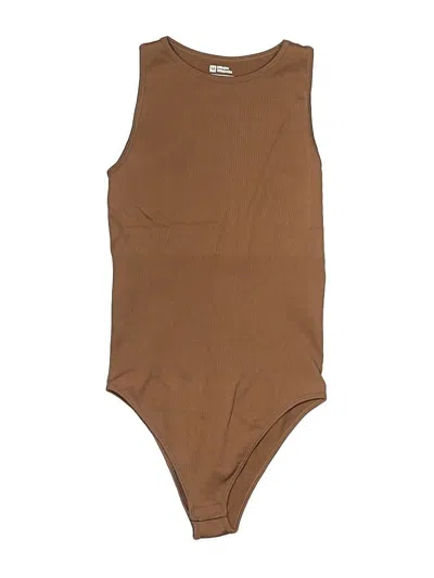 Pre-owned Unbranded Bodysuit In Brown