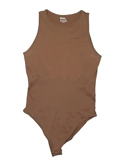 Pre-owned Unbranded Bodysuit In Brown