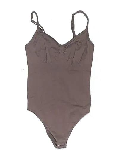 Pre-owned Unbranded Bodysuit In Brown