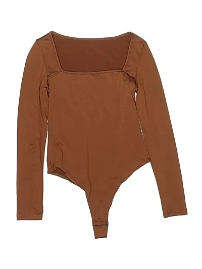 Pre-owned Unbranded Bodysuit In Brown