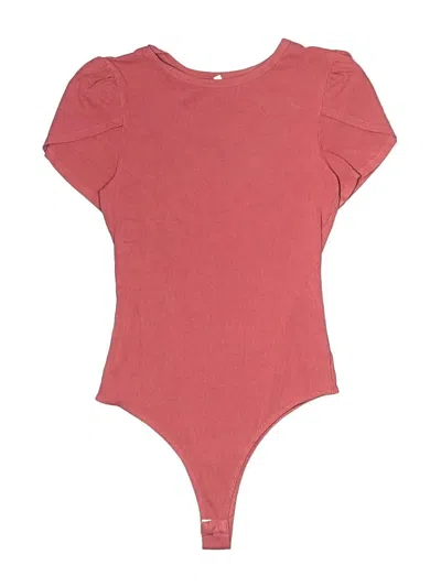 Pre-owned Unbranded Bodysuit In Burgundy