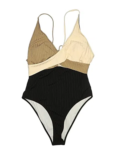 Pre-owned Unbranded Bodysuit In Gold