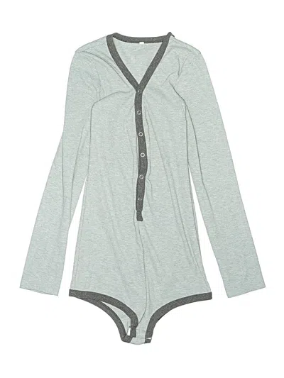 Pre-owned Unbranded Bodysuit In Gray
